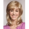 Great Blonde Straight Shoulder Length Lace Front Synthetic Women Wigs