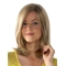 Fantastic Blonde Straight  Without Bangs Lace Front Hot Synthetic Women Wigs