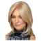Braw Blonde Straight Shoulder Length Capless Synthetic Women Wigs