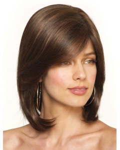 Auburn Fashion Straight Lace Front Medium Synthetic Women Wigs Auburn Fashion Straight Lace Front Medium Synthetic Women Wigs