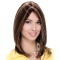 Comfortable Straight Shoulder Length Lace Front Human Hair Women Wigs