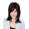 Brown Popular Straight Medium Length Capless Synthetic Women Wigs