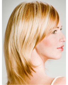 Fashional Straight Blonde Layered Lace Front Synthetic Women Wigs Fashional Straight Blonde Layered Lace Front Synthetic Women Wigs