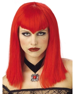 Bright Red Straight Lace Front Synthetic Women Wigs Bright Red Straight Lace Front Synthetic Women Wigs