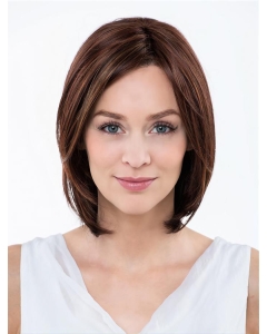 Straight Red Shoulder Length Capless Synthetic Women Bobs Wig  Straight Red Shoulder Length Capless Synthetic Women Bobs Wig