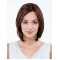 Straight Red Shoulder Length Capless Synthetic Women Bobs Wig 