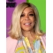  Straight Without Bangs Shoulder Length Lace Front Synthetic Wendy Williams Wigs