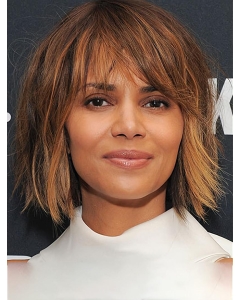 Straight Blonde Lace Front Shoulder Length Bobs Synthetic Halle Berry Wigs Straight Blonde Lace Front Shoulder Length Bobs Synthetic Halle Berry Wigs