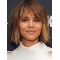 Straight Blonde Lace Front Shoulder Length Bobs Synthetic Halle Berry Wigs