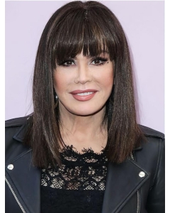 Straight With Bangs  Lace Front Synthetic Marie Osmond Wigs Straight With Bangs  Lace Front Synthetic Marie Osmond Wigs