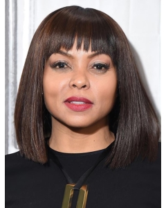 Straight With Bangs Capless Human Hair P. Henson Wigs  Straight With Bangs Capless Human Hair P. Henson Wigs