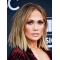 Ombre/2 Tone Straight Without Bangs Shoulder Length Lace Front Synthetic Jennifer Lopez Wigs