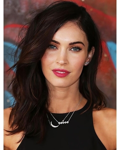 Straight Shoulder Length Brown Synthetic Megan Fox Wigs Straight Shoulder Length Brown Synthetic Megan Fox Wigs
