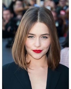 Blonde Straight Shoulder Length Lace Front Synthetic Emilia Clarke Wigs Blonde Straight Shoulder Length Lace Front Synthetic Emilia Clarke Wigs