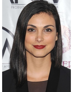 Straight  Shoulder Length Black Lace Front Synthetic Morena Baccarin Wigs Straight  Shoulder Length Black Lace Front Synthetic Morena Baccarin Wigs