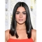  Black Straight Without Bangs Shoulder Length Capless Synthetic Women Emeraude Toubia Wigs