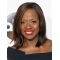  Straight Shoulder Length Lace Front  Synthetic Viola Davis Wigs