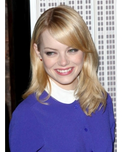Glamorous Blonde Straight Shoulder Length Lace Front Human Hair Women Celebrity Wigs Glamorous Blonde Straight Shoulder Length Lace Front Human Hair Women Celebrity Wigs