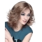 Wavy  Shoulder Length  Brown Synthetic Women Bob Wigs