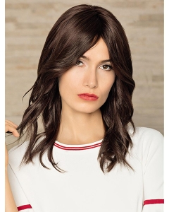 Brown Medium Wavy Without Bangs Lace Front Remy Human Hair Women Wigs Brown Medium Wavy Without Bangs Lace Front Remy Human Hair Women Wigs