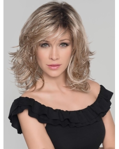 New Blonde Shoulder Length Wavy Lace Synthetic Women Wigs  New Blonde Shoulder Length Wavy Lace Synthetic Women Wigs