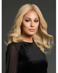 Discount Wavy Shoulder Length Blonde Remy Human Hair 100% Hand-tied Wigs Discount Wavy Shoulder Length Blonde Remy Human Hair 100% Hand-tied Wigs