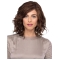 Brown Wavy Mono Quality Synthetic Women Wigs