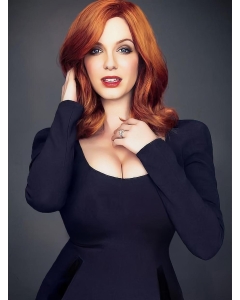 Exquisite Medium Wavy Capless Copper Human Hair Women Wigs Exquisite Medium Wavy Capless Copper Human Hair Women Wigs