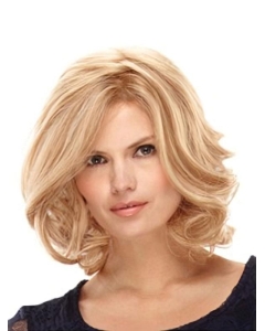 Incredible Blonde Wavy Shoulder Length Synthetic Women Wigs For Cancer Incredible Blonde Wavy Shoulder Length Synthetic Women Wigs For Cancer