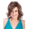 Ideal Brown Medium Length  Capless Synthetic Women Wigs