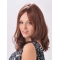 Polite Wavy Shoulder Length monofilament Human Hair Women Wigs