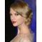 Flexibility Blonde Wavy Shoulder Length Human Hair Taylor Swift Wigs For Women