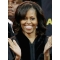 Side-Parted Medium Curls Wig First Lady Michelle Obama Wigs