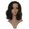 Amazing Black Wavy Shoulder Length Celebrity Wigs