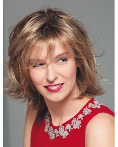 Amazing Blonde Shoulder Length Wavy With Bangs Beautiful Wigs Amazing Blonde Shoulder Length Wavy With Bangs Beautiful Wigs